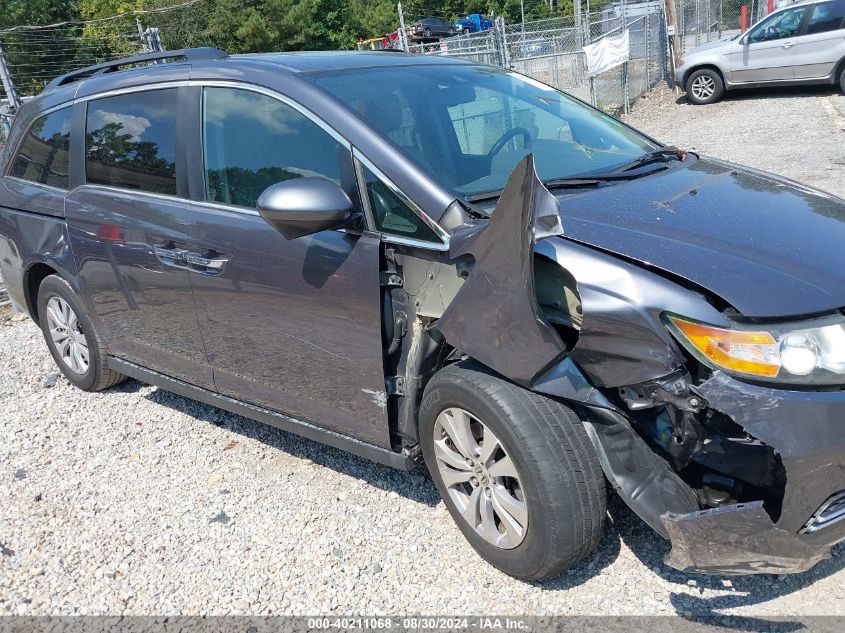 2015 Honda Odyssey Ex-L VIN: 5FNRL5H60FB095805 Lot: 40211068