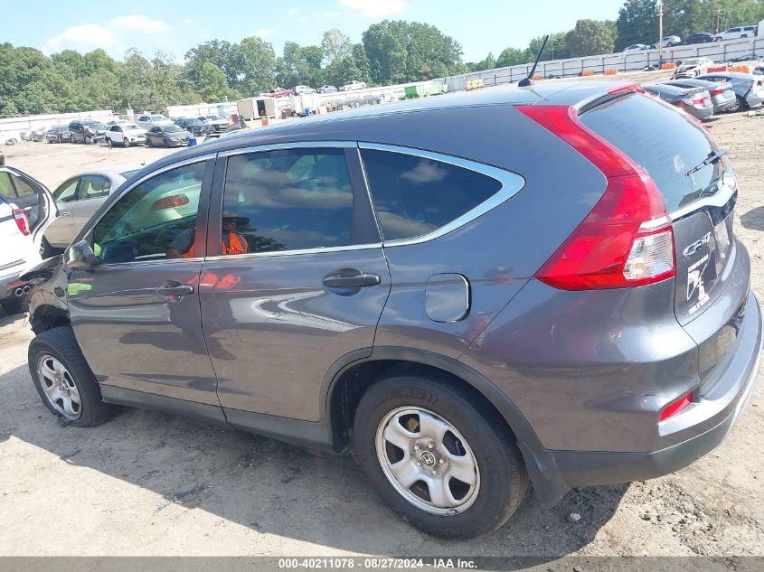 2015 Honda Cr-V Lx VIN: 3CZRM3H30FG707416 Lot: 40211078