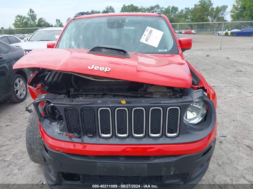 2017 Jeep Renegade Latitude 4X4 VIN: ZACCJBBB0HPE61225 Lot: 40211089