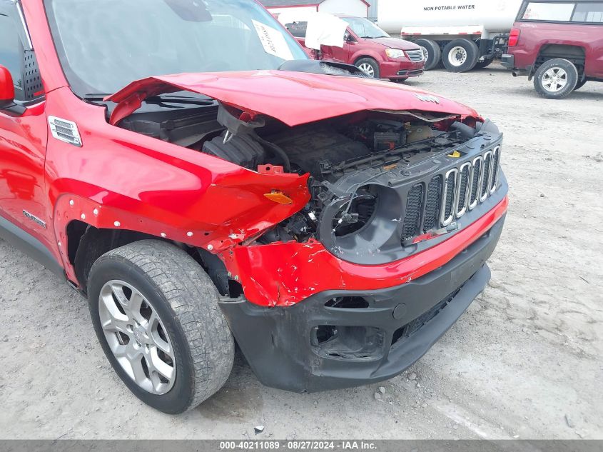 2017 Jeep Renegade Latitude 4X4 VIN: ZACCJBBB0HPE61225 Lot: 40211089