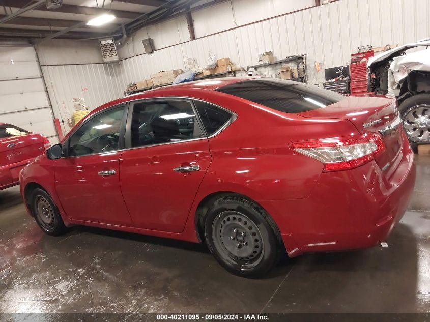 2013 Nissan Sentra S VIN: 3N1AB7AP4DL769809 Lot: 40211095