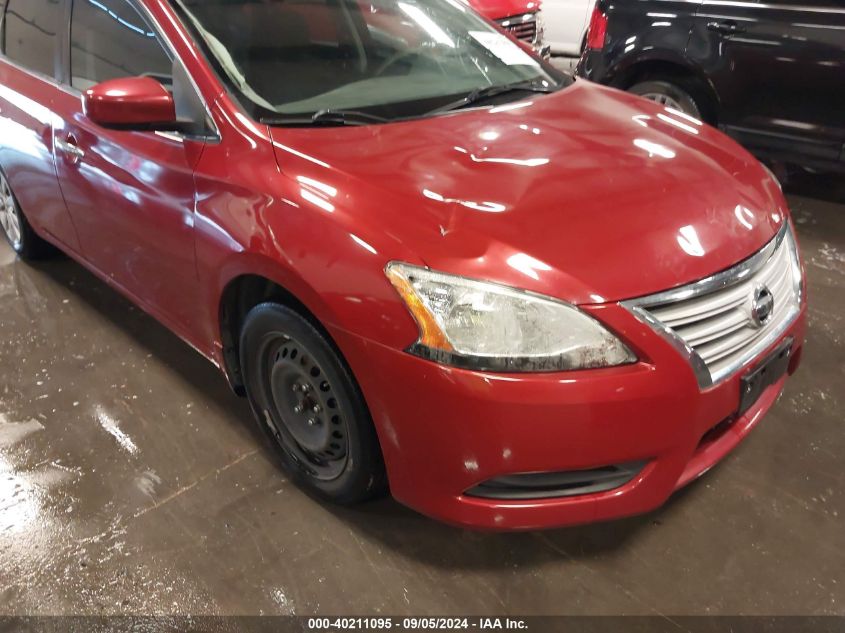 2013 Nissan Sentra S VIN: 3N1AB7AP4DL769809 Lot: 40211095