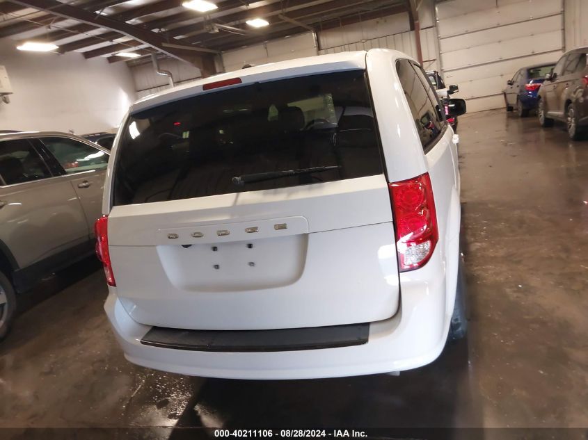 2016 Dodge Grand Caravan Se Plus VIN: 2C4RDGBG8GR211025 Lot: 40211106