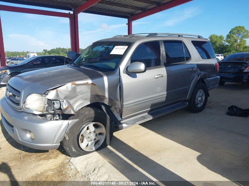 2003 Toyota Sequoia Sr5 VIN: 5TDZT34A33S173919 Lot: 40211145