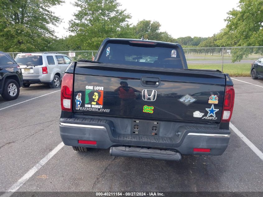 2017 Honda Ridgeline Rtl VIN: 5FPYK3F52HB030381 Lot: 40211154