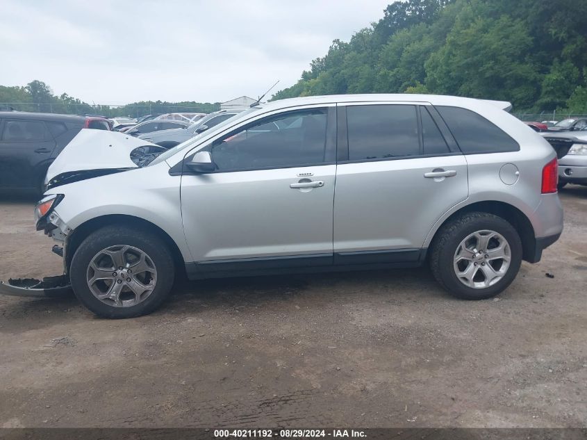 2013 Ford Edge Sel VIN: 2FMDK3JC4DBC88434 Lot: 40211192