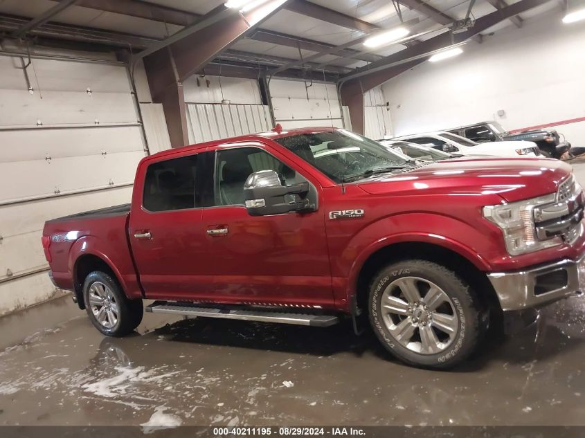 2018 Ford F-150 Lariat VIN: 1FTEW1EG0JKD15886 Lot: 40361522