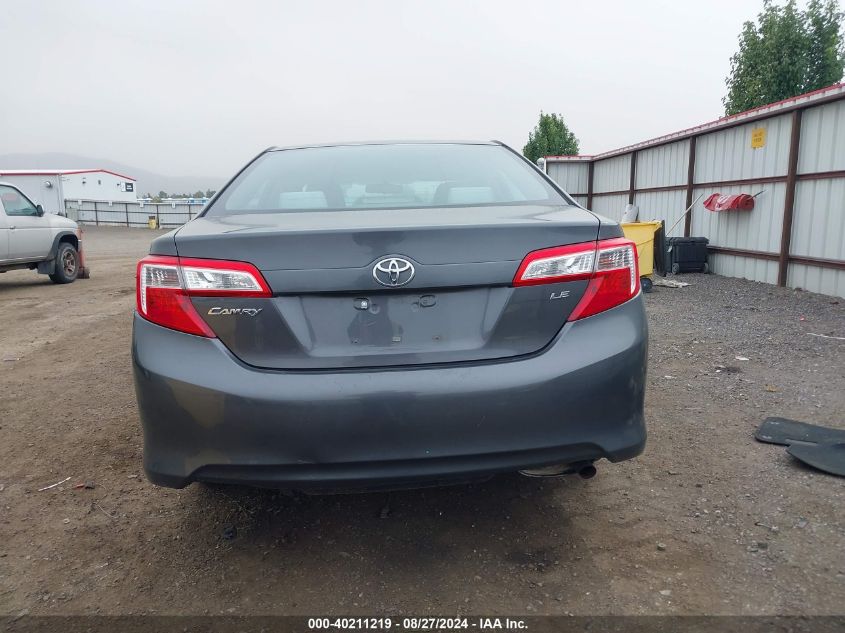 2012 Toyota Camry Le VIN: 4T1BF1FK9CU068375 Lot: 40211219