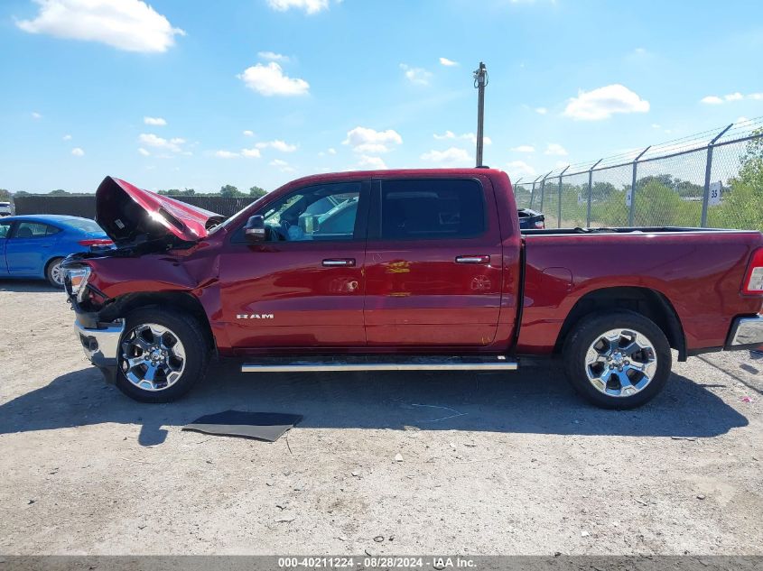 2019 Ram 1500 Big Horn/Lone Star 4X4 5'7 Box VIN: 1C6RRFFGXKN873790 Lot: 40211224