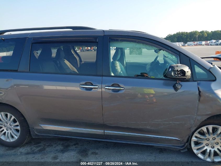 2017 Toyota Sienna Xle 8 Passenger VIN: 5TDYZ3DC0HS878695 Lot: 40211227