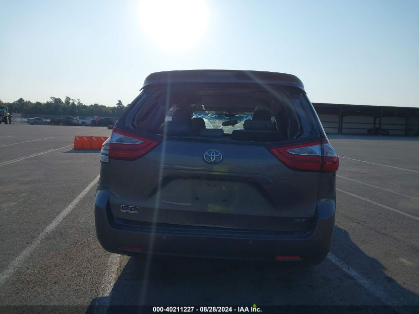 2017 Toyota Sienna Xle 8 Passenger VIN: 5TDYZ3DC0HS878695 Lot: 40211227