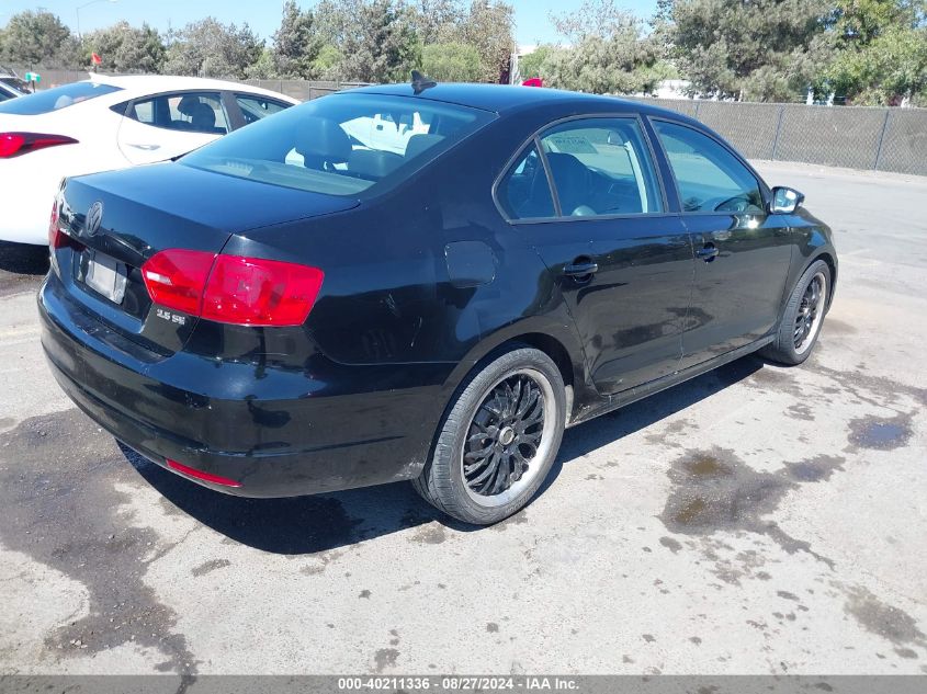 3VWDZ7AJ6BM345053 2011 Volkswagen Jetta 2.5L Se