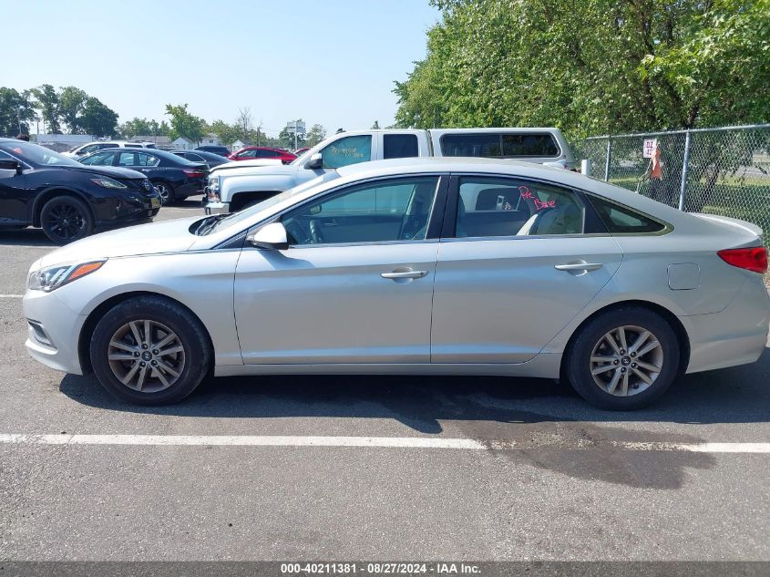 2017 HYUNDAI SONATA - 5NPE24AF8HH504238