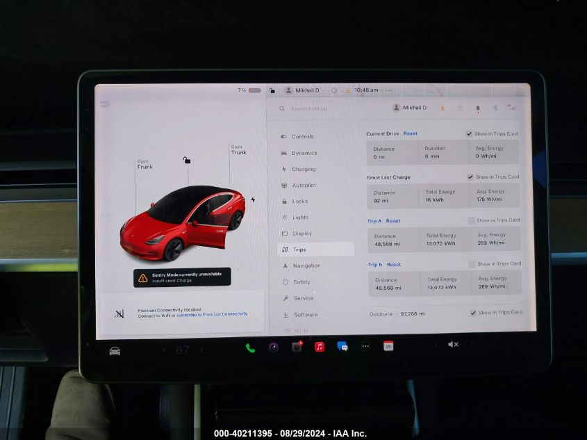 VIN 5YJ3E1EAXJF052258 2018 Tesla Model 3, Long Rang... no.19