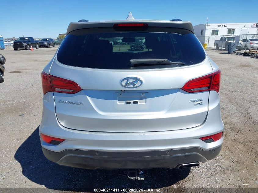 2018 Hyundai Santa Fe Sport 2.4L VIN: 5XYZUDLB5JG507102 Lot: 40211411