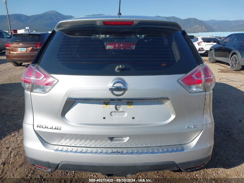 2015 Nissan Rogue S VIN: KNMAT2MV6FP500922 Lot: 40211420