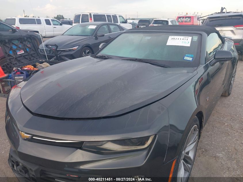 2018 Chevrolet Camaro 1Lt VIN: 1G1FB3DS4J0154304 Lot: 40211451