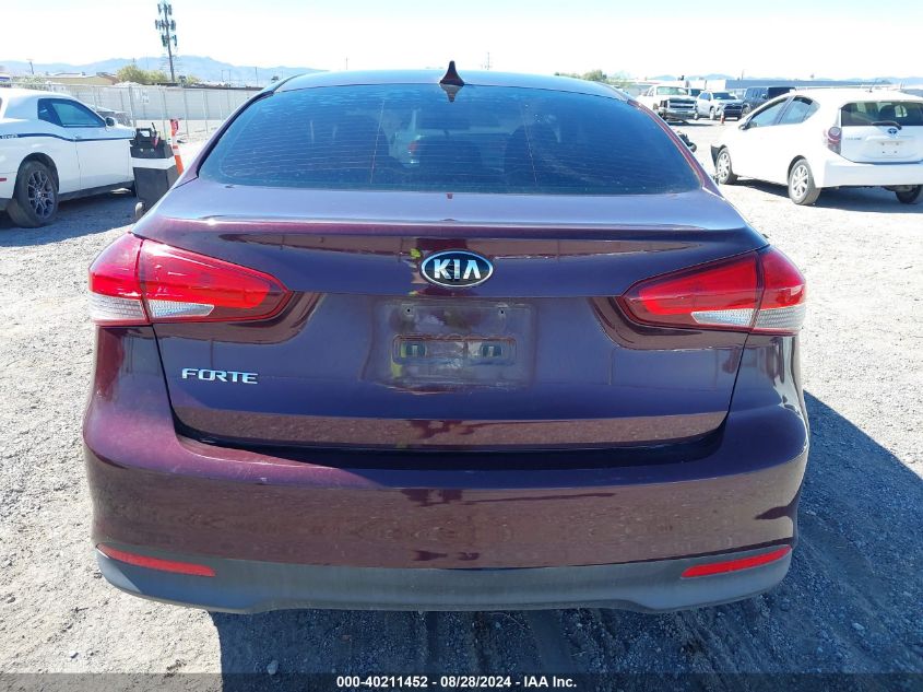 2017 Kia Forte Lx VIN: 3KPFK4A71HE124627 Lot: 40211452