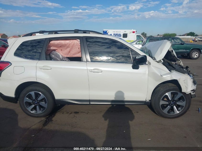 2018 Subaru Forester 2.5I Limited VIN: JF2SJARCXJH421348 Lot: 40211470