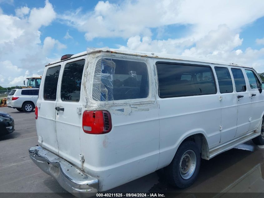 1996 Dodge Ram Wagon B3500 VIN: 2B5WB35Y4TK109027 Lot: 40211525