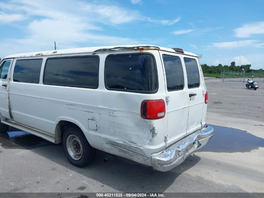 1996 Dodge Ram Wagon B3500 VIN: 2B5WB35Y4TK109027 Lot: 40211525