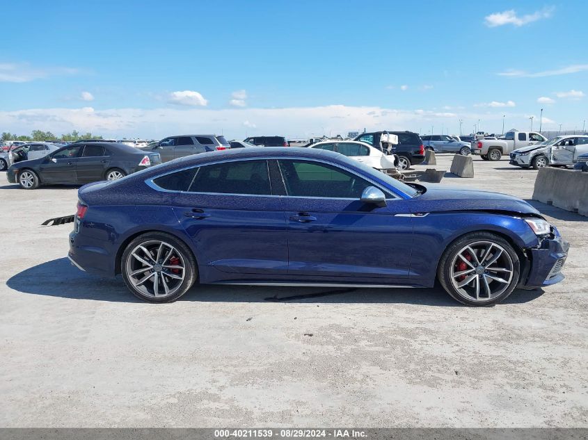 2018 Audi S5 3.0T Premium Plus VIN: WAUB4CF57JA084134 Lot: 40211539