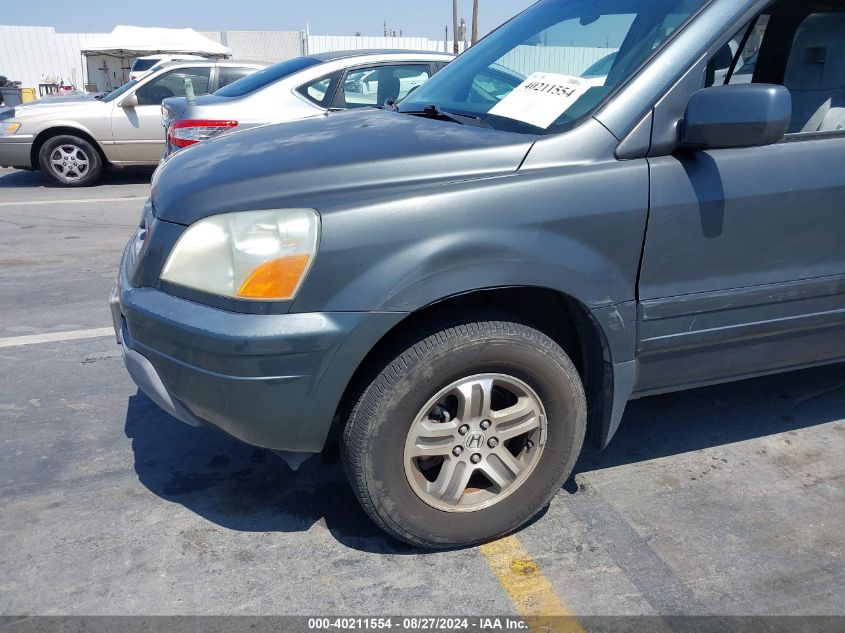 2004 Honda Pilot Ex VIN: 2HKYF18494H521628 Lot: 40211554