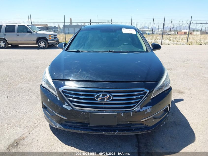 2016 Hyundai Sonata Se VIN: 5NPE24AF4GH401266 Lot: 40211557