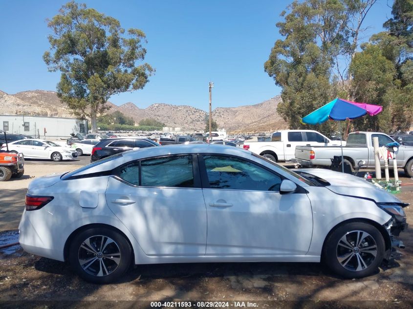 2022 Nissan Sentra Sv Xtronic Cvt VIN: 3N1AB8CV8NY220474 Lot: 40211593