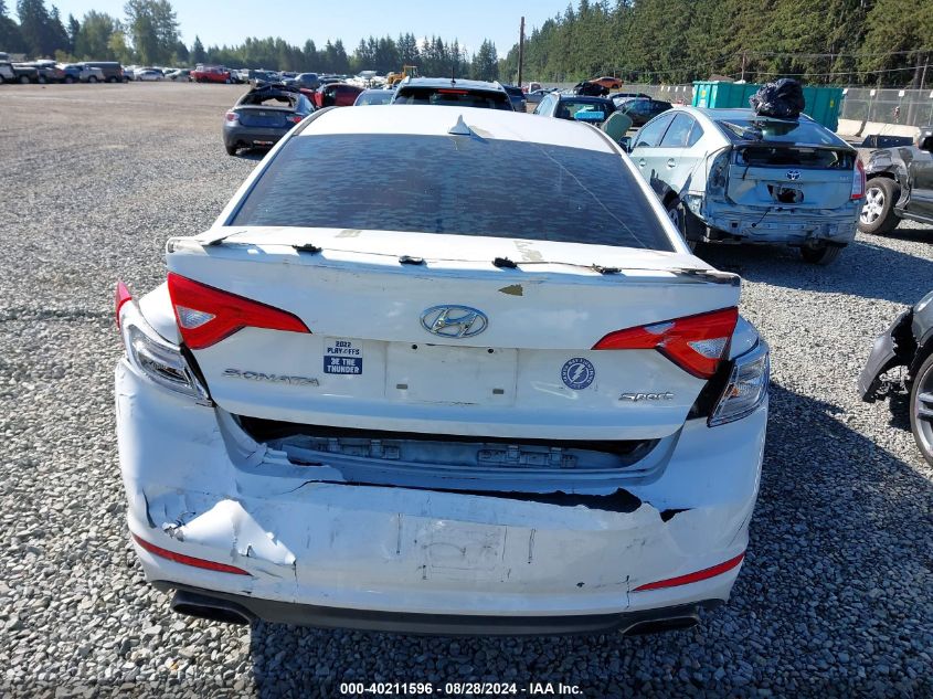 2015 HYUNDAI SONATA SPORT/LIMITED - 5NPE34AF7FH127427