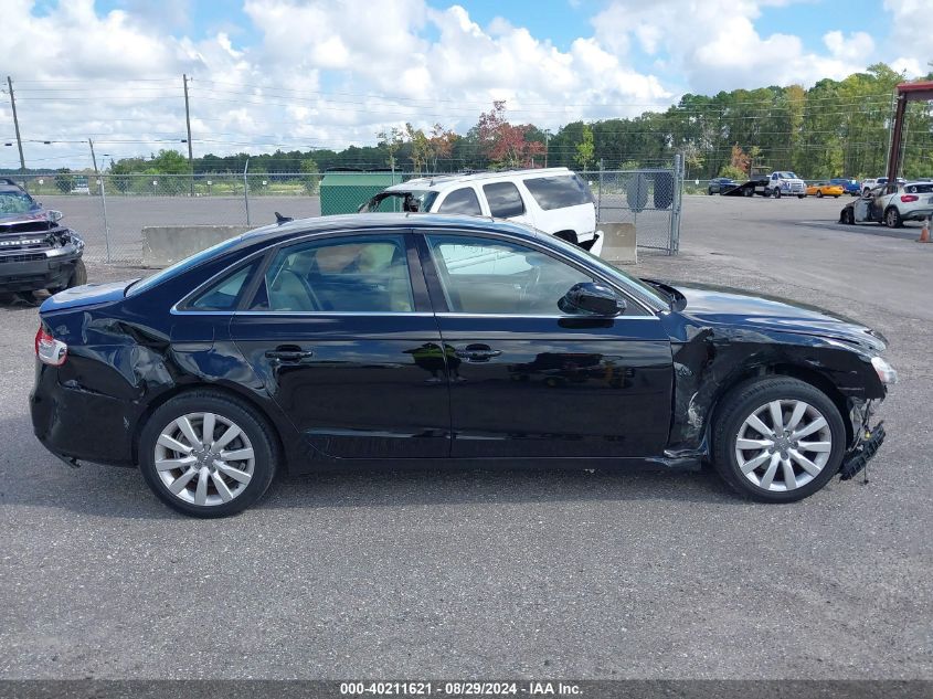 2013 Audi A4 2.0T Premium VIN: WAUAFAFLXDN025505 Lot: 40211621