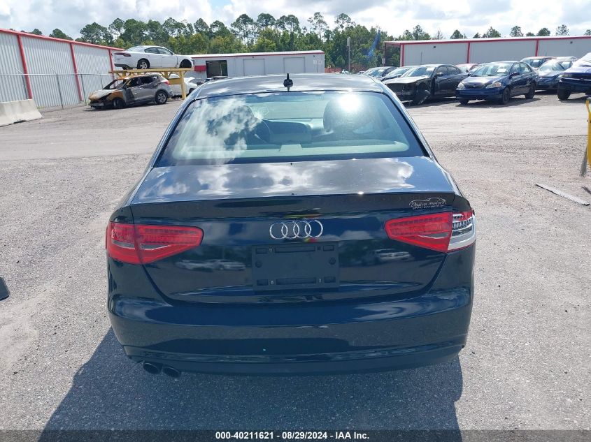 2013 Audi A4 2.0T Premium VIN: WAUAFAFLXDN025505 Lot: 40211621