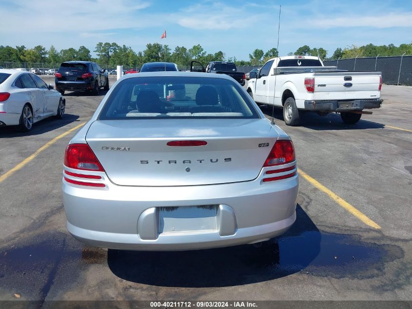 2006 Dodge Stratus Sxt VIN: 1B3EL46X46N286697 Lot: 40211712