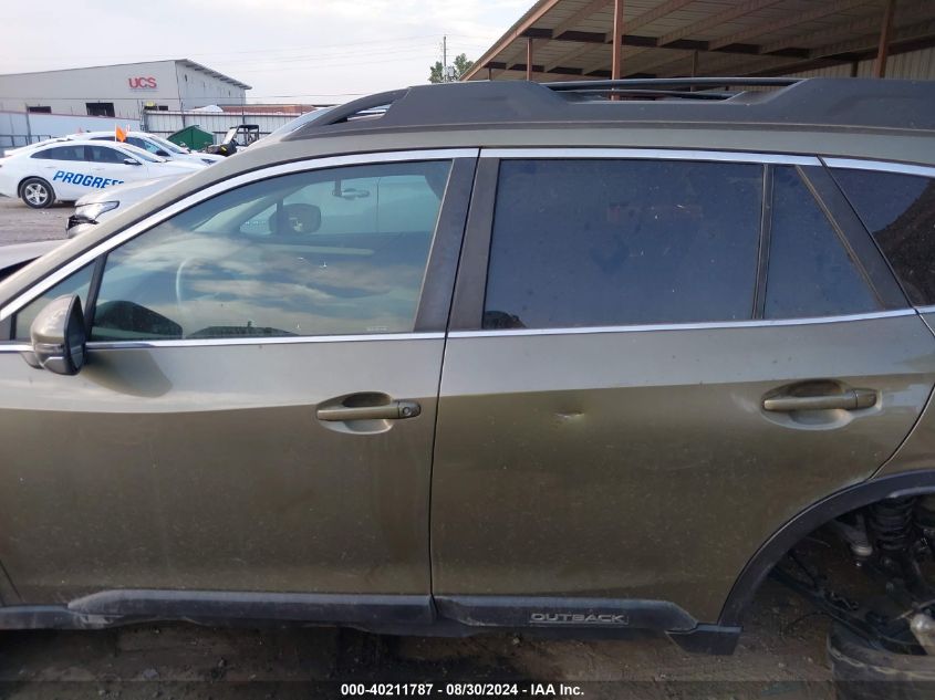 2022 Subaru Outback Premium VIN: 4S4BTADC7N3180363 Lot: 40211787