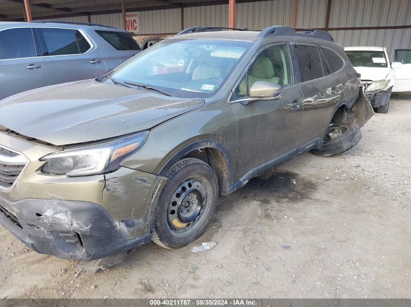 2022 Subaru Outback Premium VIN: 4S4BTADC7N3180363 Lot: 40211787