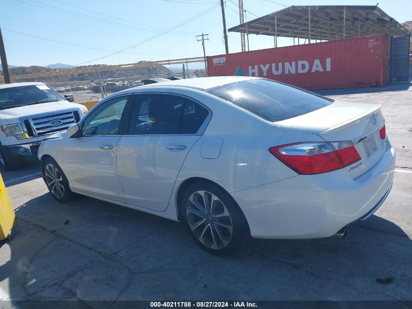 2014 Honda Accord Sport VIN: 1HGCR2F52EA193787 Lot: 40211788