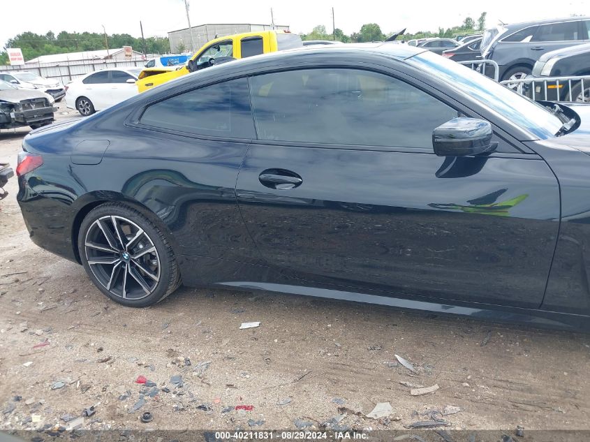 2023 BMW 430I VIN: WBA53AP04PCM01257 Lot: 40211831