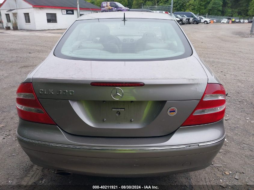 2005 Mercedes-Benz Clk 320 VIN: WDBTJ65J65F139941 Lot: 40211921