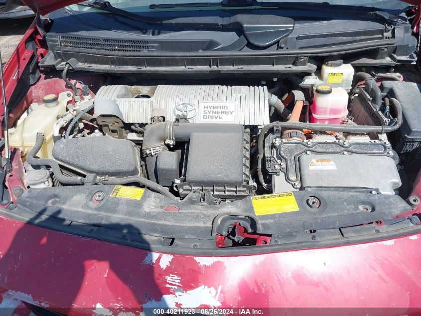 2010 Toyota Prius Iv VIN: JTDKN3DUXA1002889 Lot: 40211923