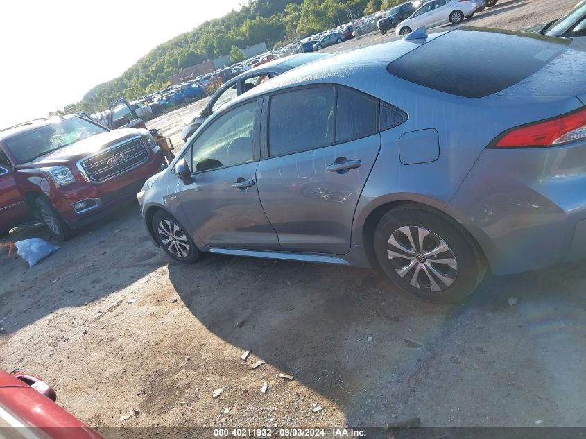 2021 TOYOTA COROLLA HYBRID LE - JTDEAMDE9MJ006699