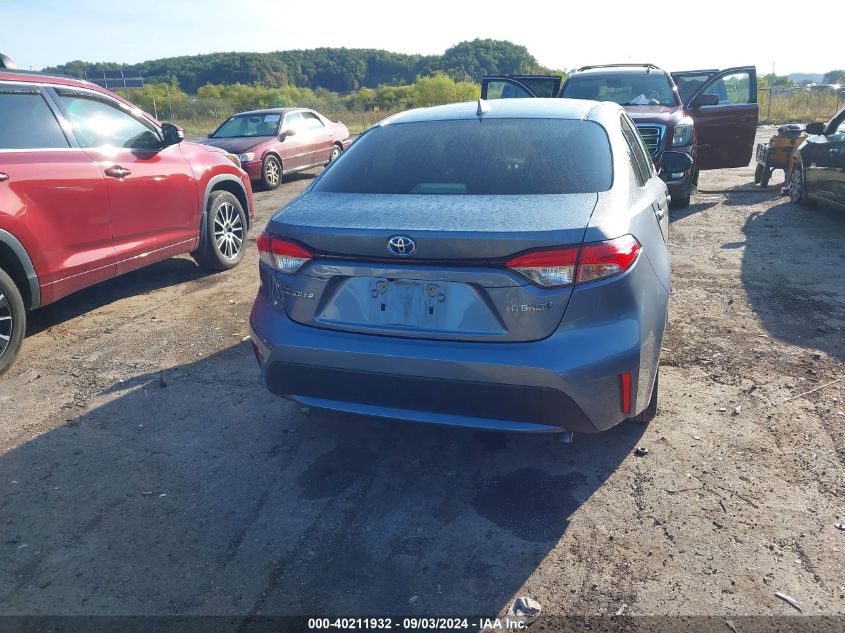 2021 Toyota Corolla Hybrid Le VIN: JTDEAMDE9MJ006699 Lot: 40211932