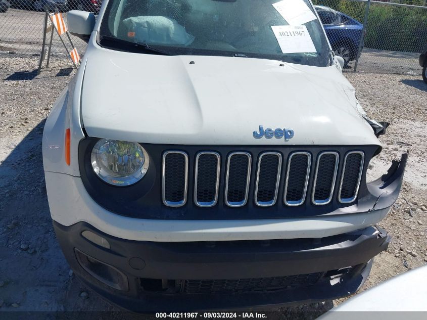 2018 Jeep Renegade Latitude 4X4 VIN: ZACCJBBB0JPH50059 Lot: 40211967