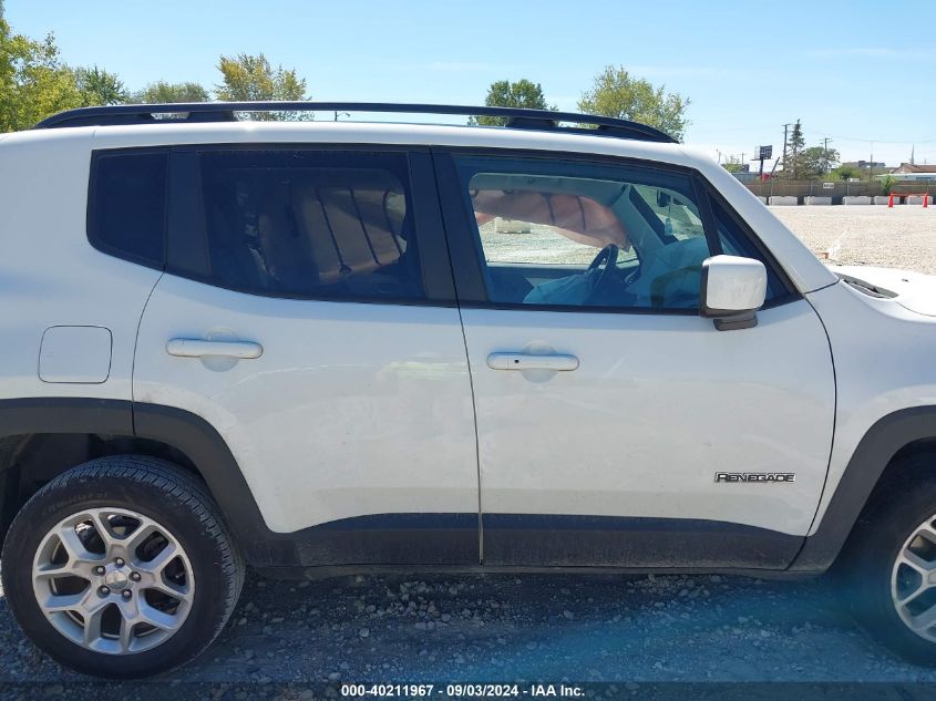 2018 Jeep Renegade Latitude 4X4 VIN: ZACCJBBB0JPH50059 Lot: 40211967