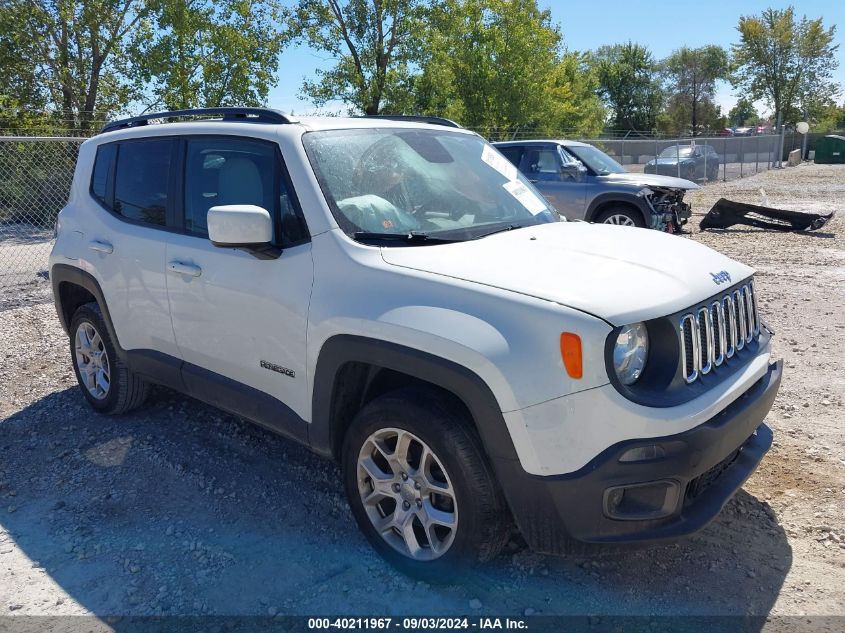 2018 Jeep Renegade Latitude 4X4 VIN: ZACCJBBB0JPH50059 Lot: 40211967