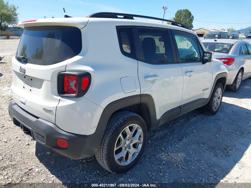 2018 Jeep Renegade Latitude 4X4 VIN: ZACCJBBB0JPH50059 Lot: 40211967