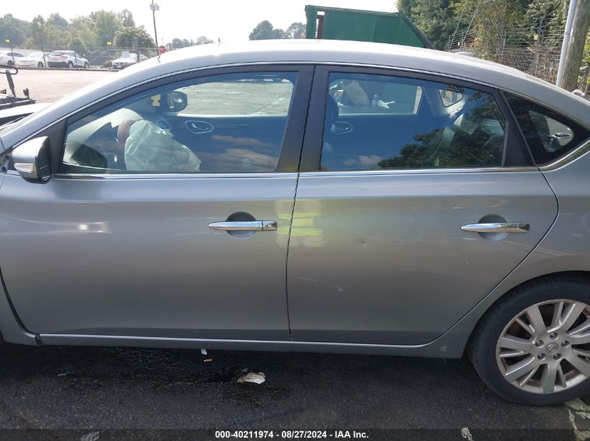 2013 Nissan Sentra Sl VIN: 3N1AB7AP1DL746083 Lot: 40211974