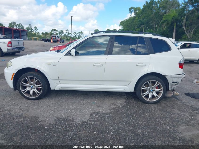 2007 BMW X3 3.0Si VIN: WBXPC93437WF22336 Lot: 40211992