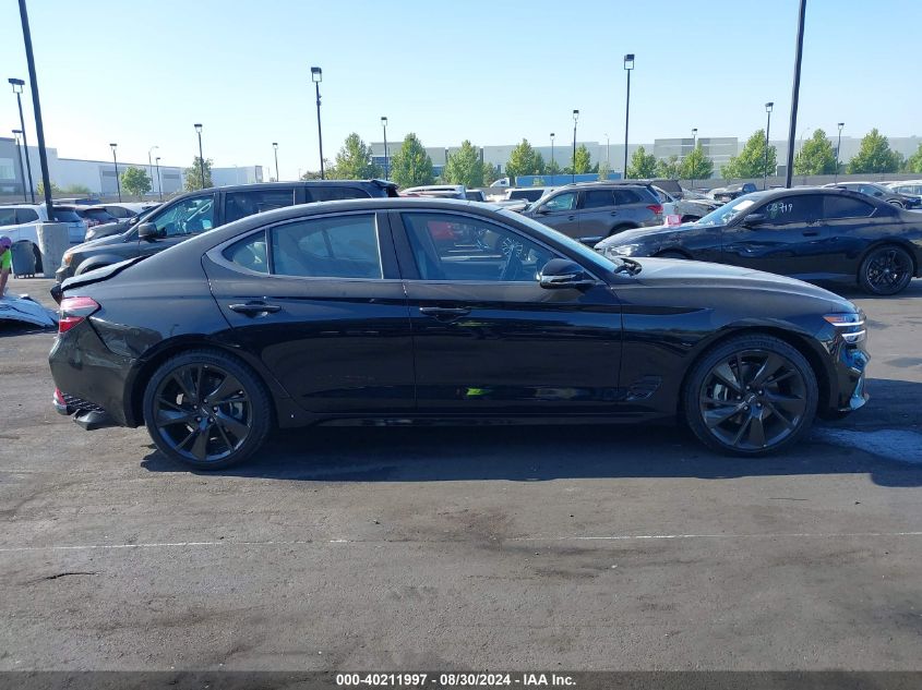 2023 Genesis G70 2.0T Rwd VIN: KMTG34TA3PU126679 Lot: 40211997