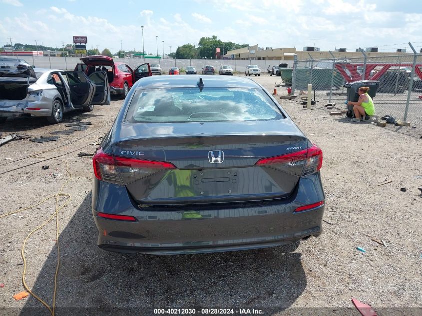 2022 Honda Civic Sport VIN: 2HGFE2F56NH534795 Lot: 40212030