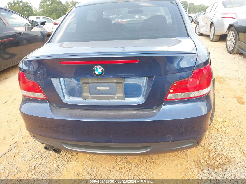 WBAUC9C54BVM10811 2011 BMW 135I